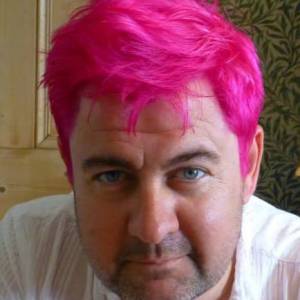 Picture of Fergus McGonigal, with pink hair